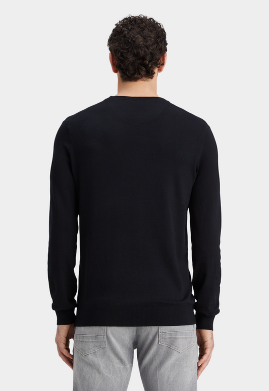 Light Gray סוודר במפתח עגול לגברים SCOTCH & SODA