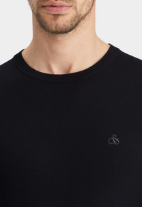 Black סוודר במפתח עגול לגברים SCOTCH & SODA