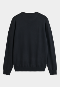 Black סוודר במפתח עגול לגברים SCOTCH & SODA