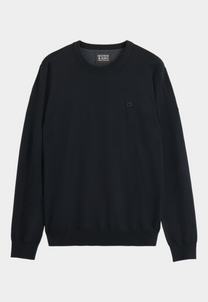 Black סוודר במפתח עגול לגברים SCOTCH & SODA