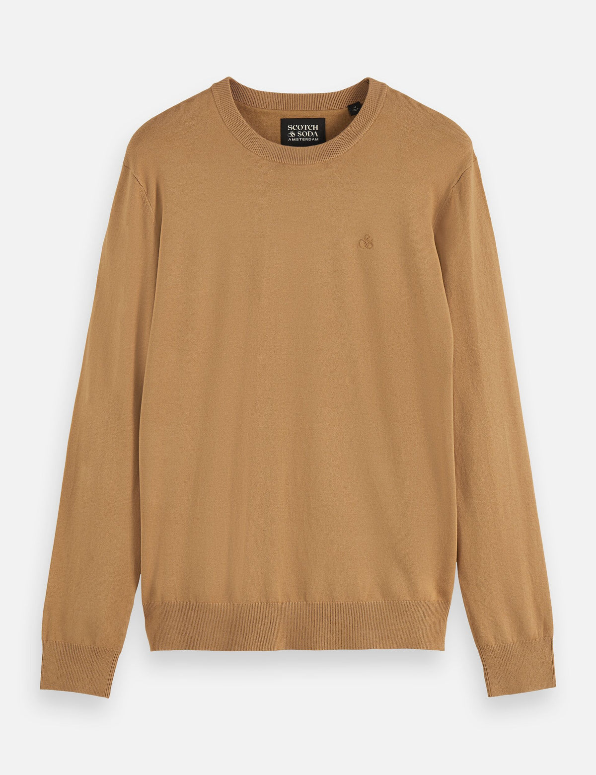 Dark Khaki סוודר לגברים Viscose Pullover SCOTCH & SODA