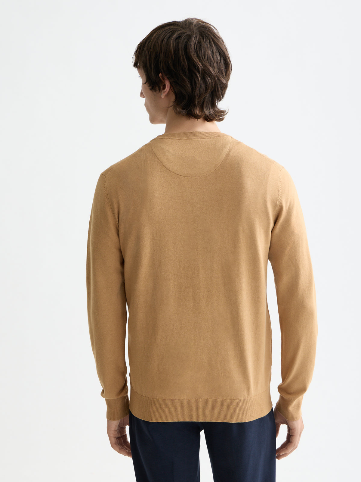 White Smoke סוודר לגברים Viscose Pullover SCOTCH & SODA