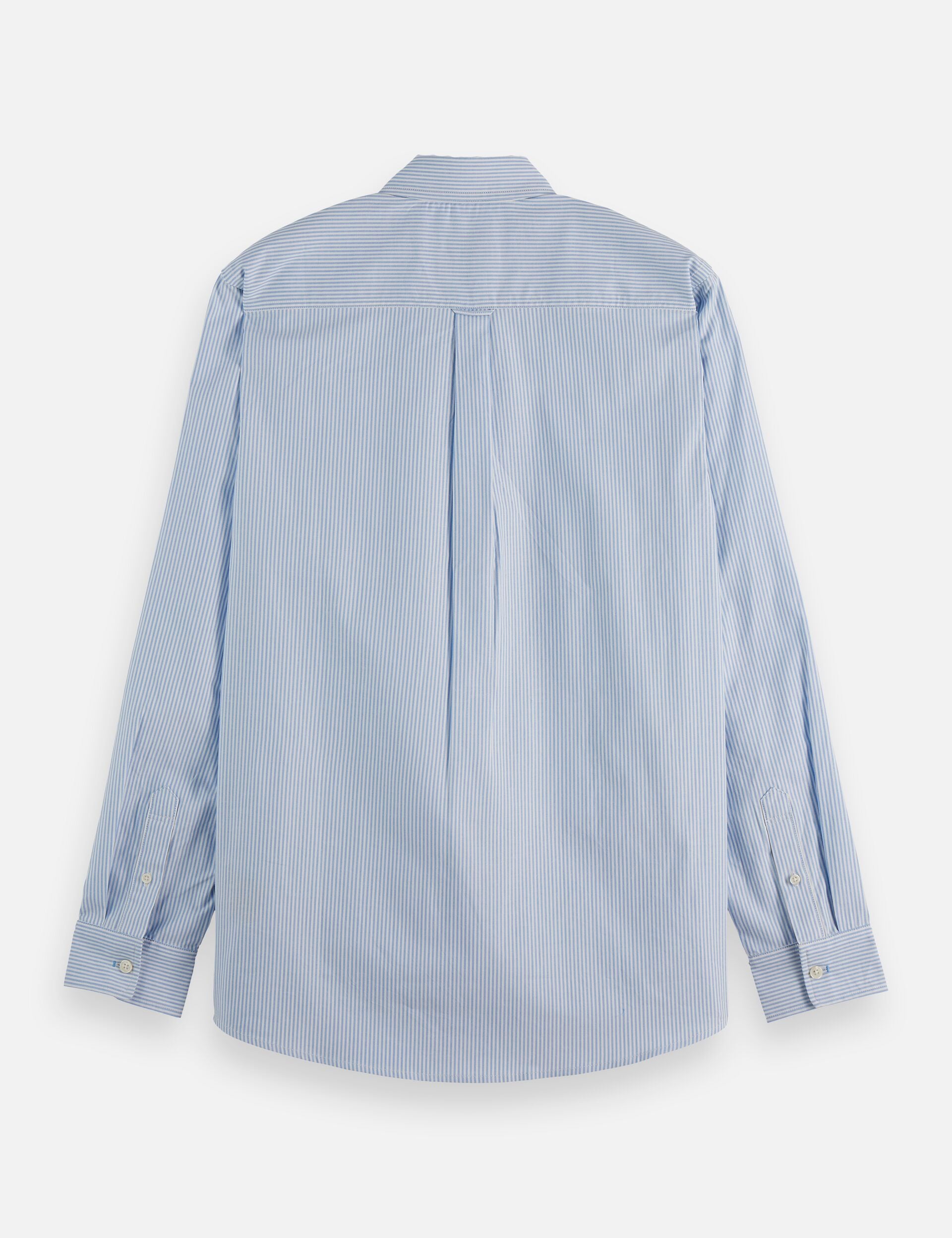 Gray CORE - OXFORD STRIPE חולצה מכופתרת ארוכה SCOTCH & SODA