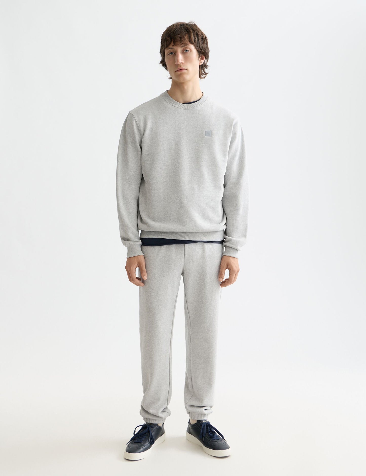 White Smoke CORE - LOGO SWEATPANT מכנסי טרנינג SCOTCH & SODA