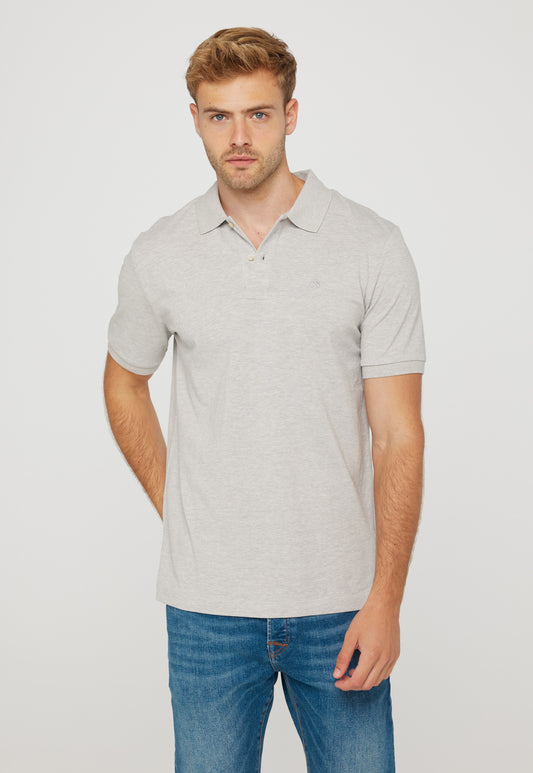 Light Gray חולצת פולו קצרה לגברים SCOTCH & SODA