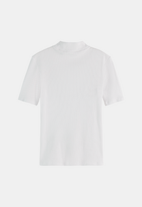 White Smoke חולצת גולף קצרה לנשים SCOTCH & SODA