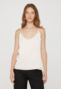 Light Gray גופיה במפתח עגול לנשים SCOTCH & SODA