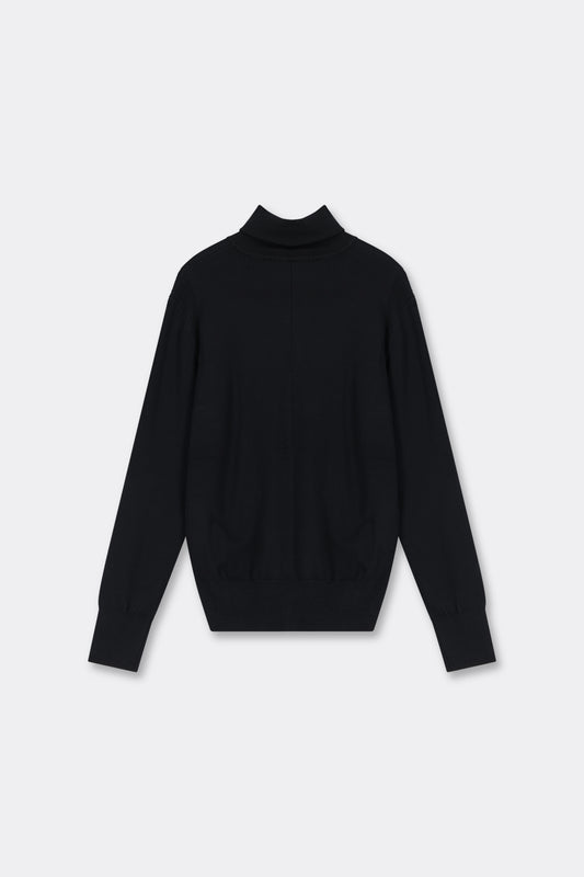 Black סוודר גולף לנשים Core Roll SCOTCH & SODA