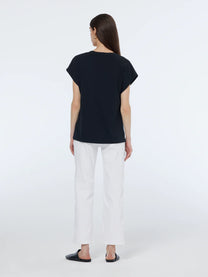 Lavender טי שירט קצרה לנשים Slub SCOTCH & SODA