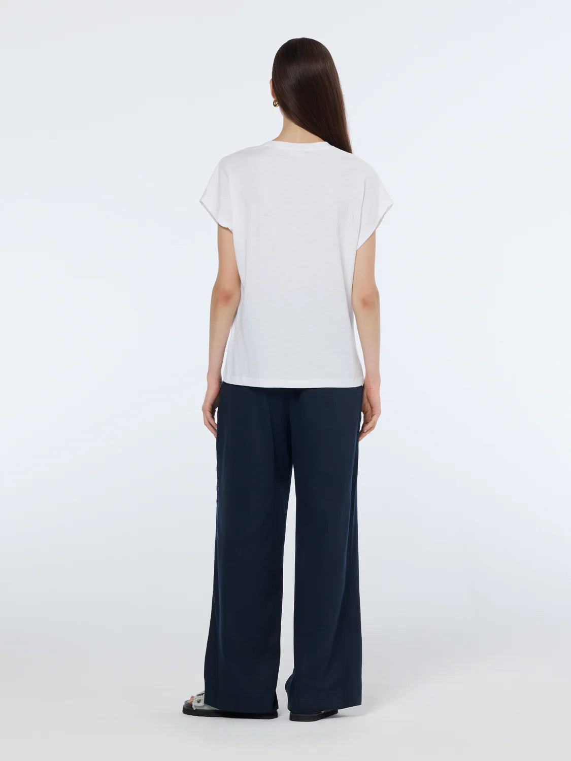 Lavender טי שירט קצרה לנשים Slub SCOTCH & SODA