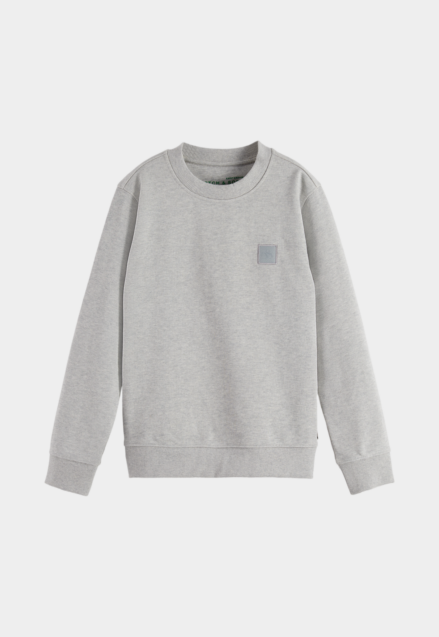 Light Gray סווטשירט עם לוגו לגברים SCOTCH & SODA