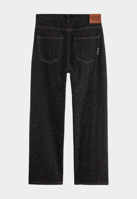 Black ג'ינס ארוך לגברים The Pitch -  Loose Fit SCOTCH & SODA