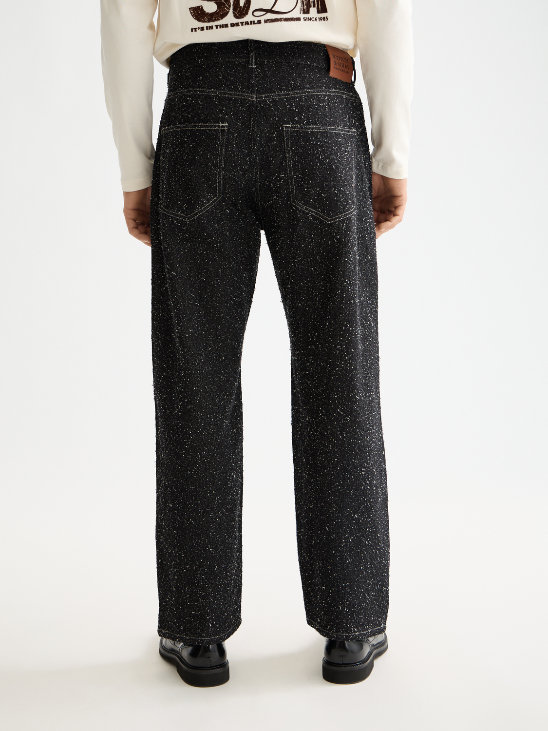 Beige ג'ינס ארוך לגברים The Pitch -  Loose Fit SCOTCH & SODA