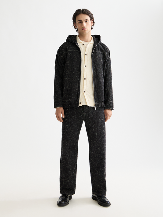 Black ג'ינס ארוך לגברים The Pitch -  Loose Fit SCOTCH & SODA