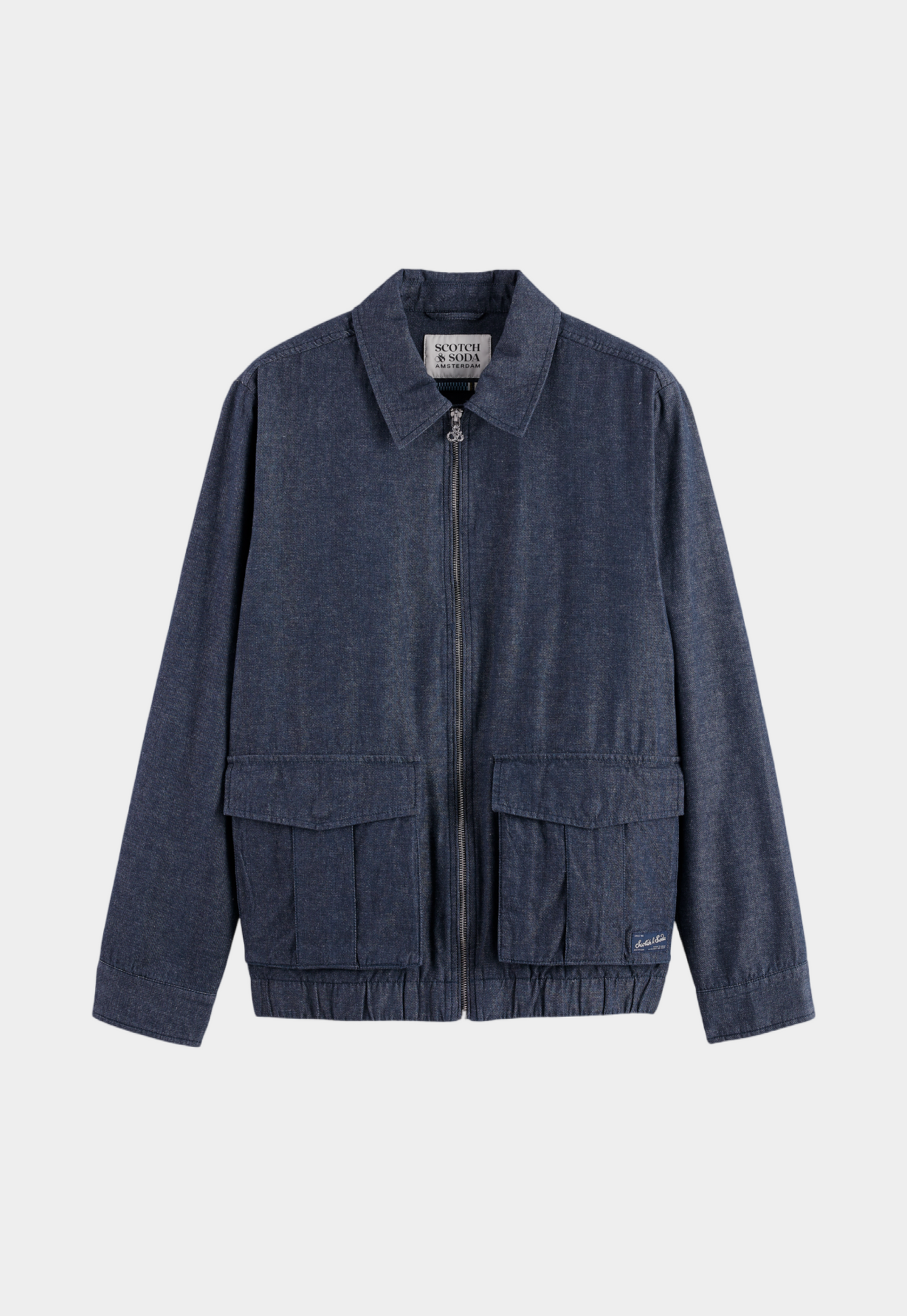 Lavender ג'קט פשתן לגברים Blouson SCOTCH & SODA