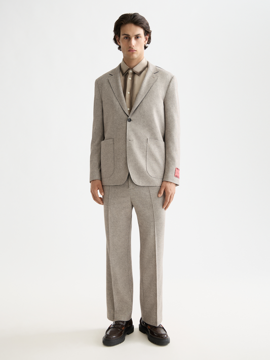 White Smoke מכנסיים ארוכים לגברים Jersey Straight SCOTCH & SODA