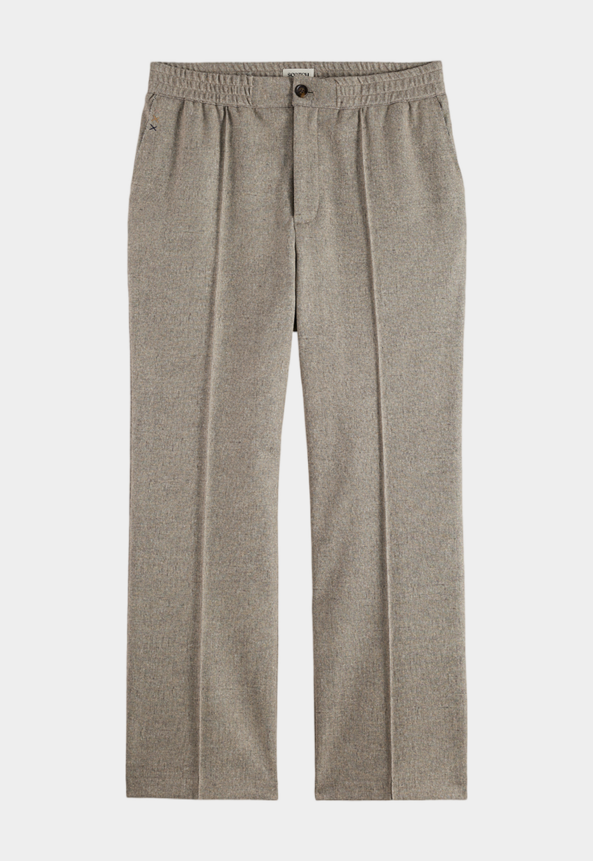 Lavender מכנסיים ארוכים לגברים Jersey Straight SCOTCH & SODA