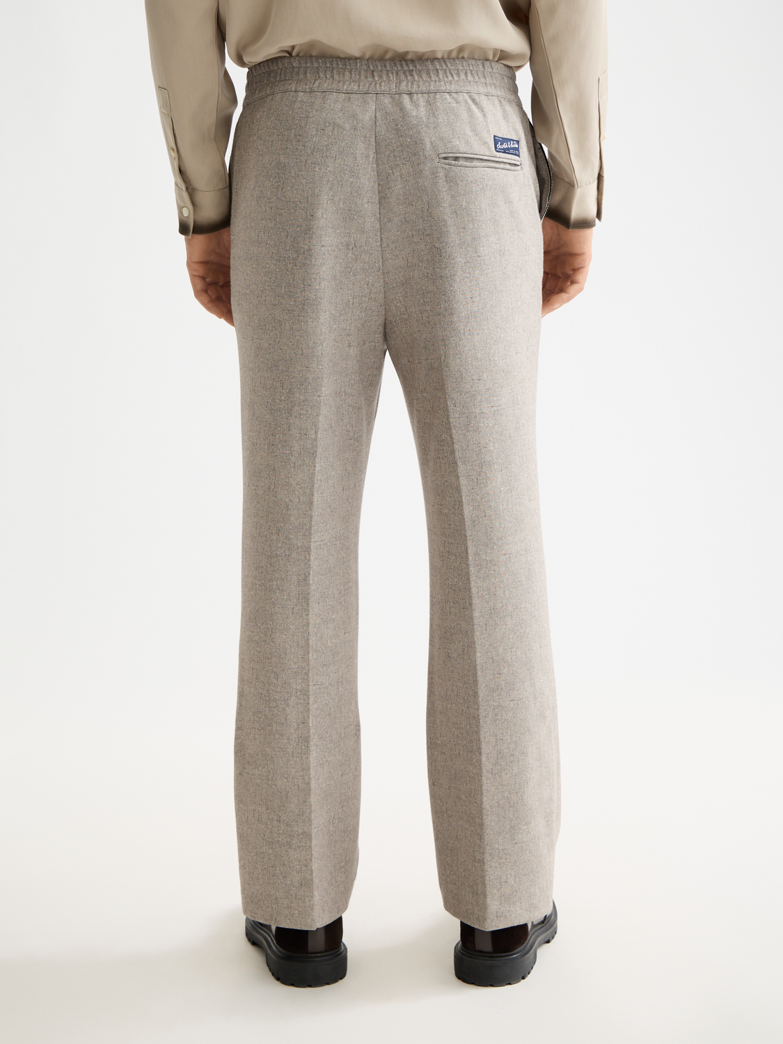Antique White מכנסיים ארוכים לגברים Jersey Straight SCOTCH & SODA