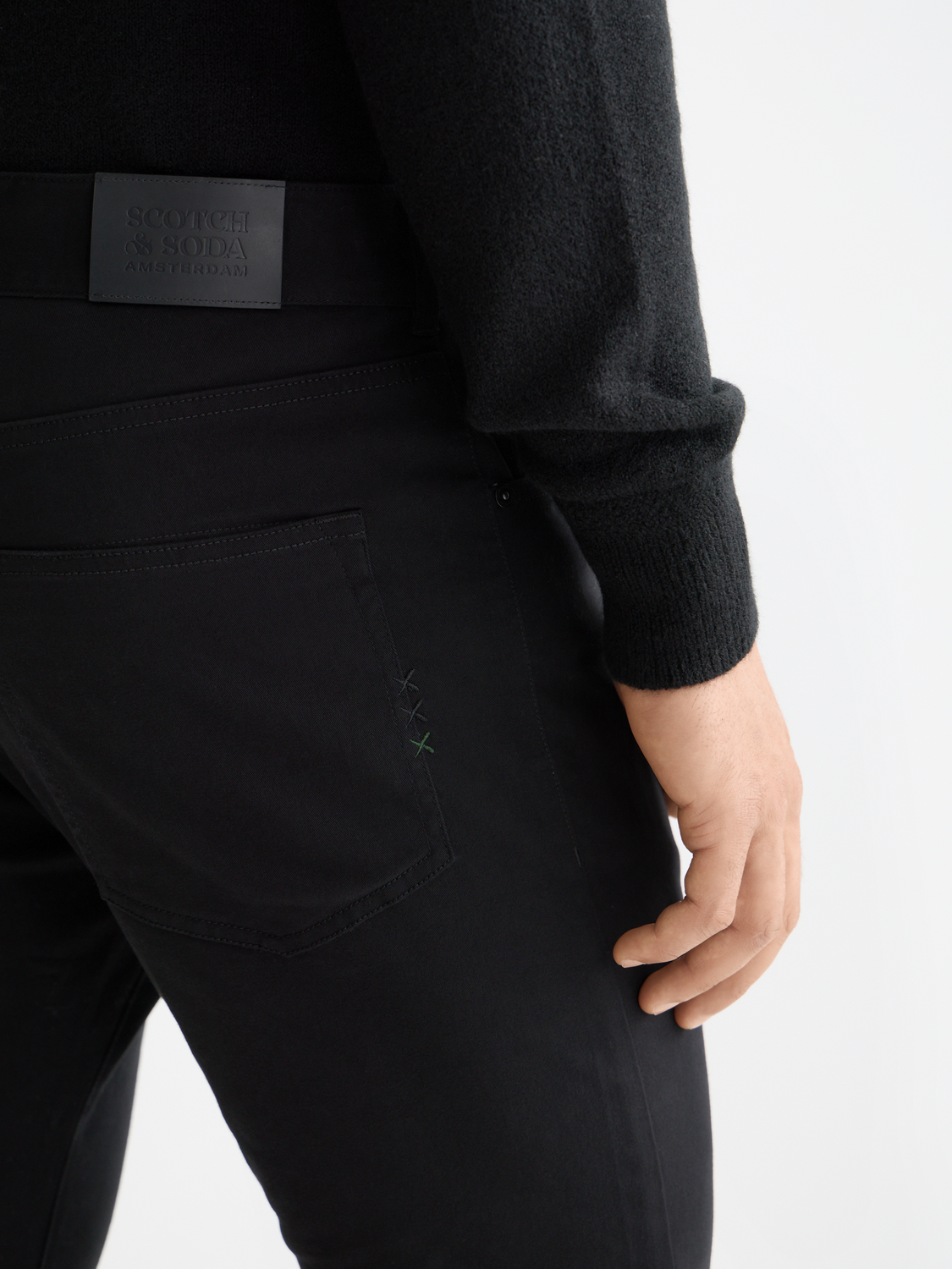 Black מכנסיים ארוכים לגברים Ralston SCOTCH & SODA