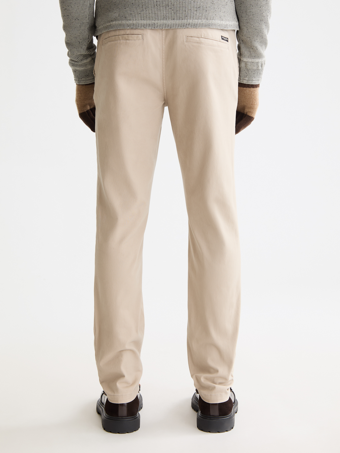 Light Gray מכנסי צ'ינו ארוכים בגזרת Mott SCOTCH & SODA