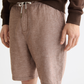 Rosy Brown מכנסי פשתן קצרים לגברים  Linen SCOTCH & SODA