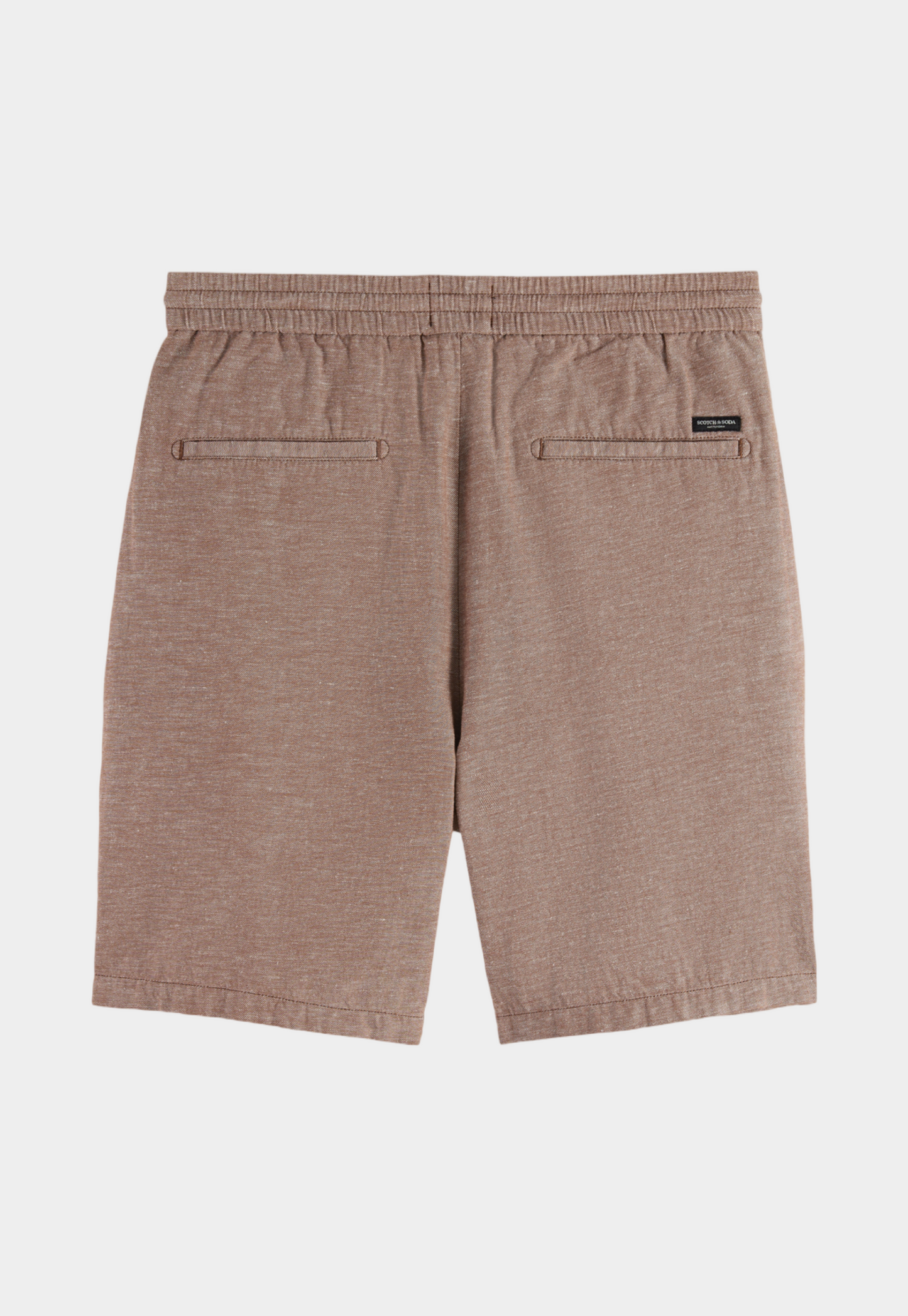 Dim Gray מכנסי פשתן קצרים לגברים  Linen SCOTCH & SODA