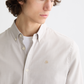 Light Gray חולצה מכופתרת ארוכה לגברים Oxford SCOTCH & SODA