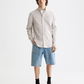 Lavender חולצה מכופתרת ארוכה לגברים Oxford SCOTCH & SODA