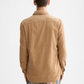 Beige חולצה מכופתרת קורדרוי ארוכה לגברים SCOTCH & SODA