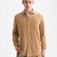 Beige חולצה מכופתרת קורדרוי ארוכה לגברים SCOTCH & SODA