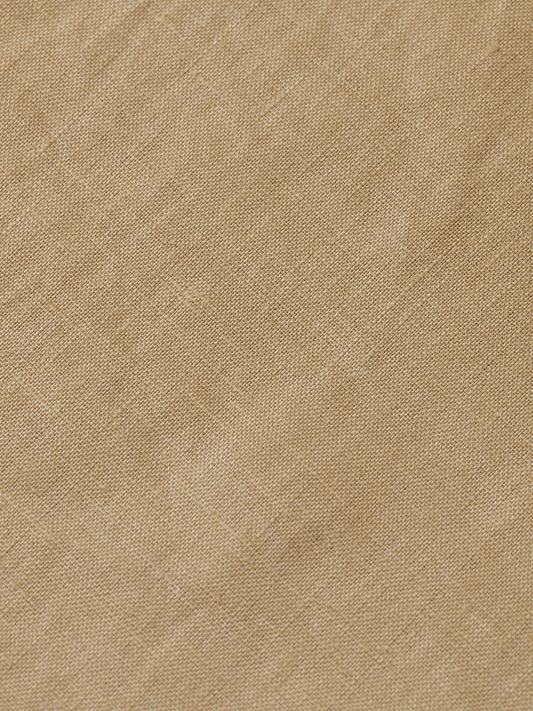 Rosy Brown חולצת פשתן מכופתרת קצרה לגברים SCOTCH & SODA