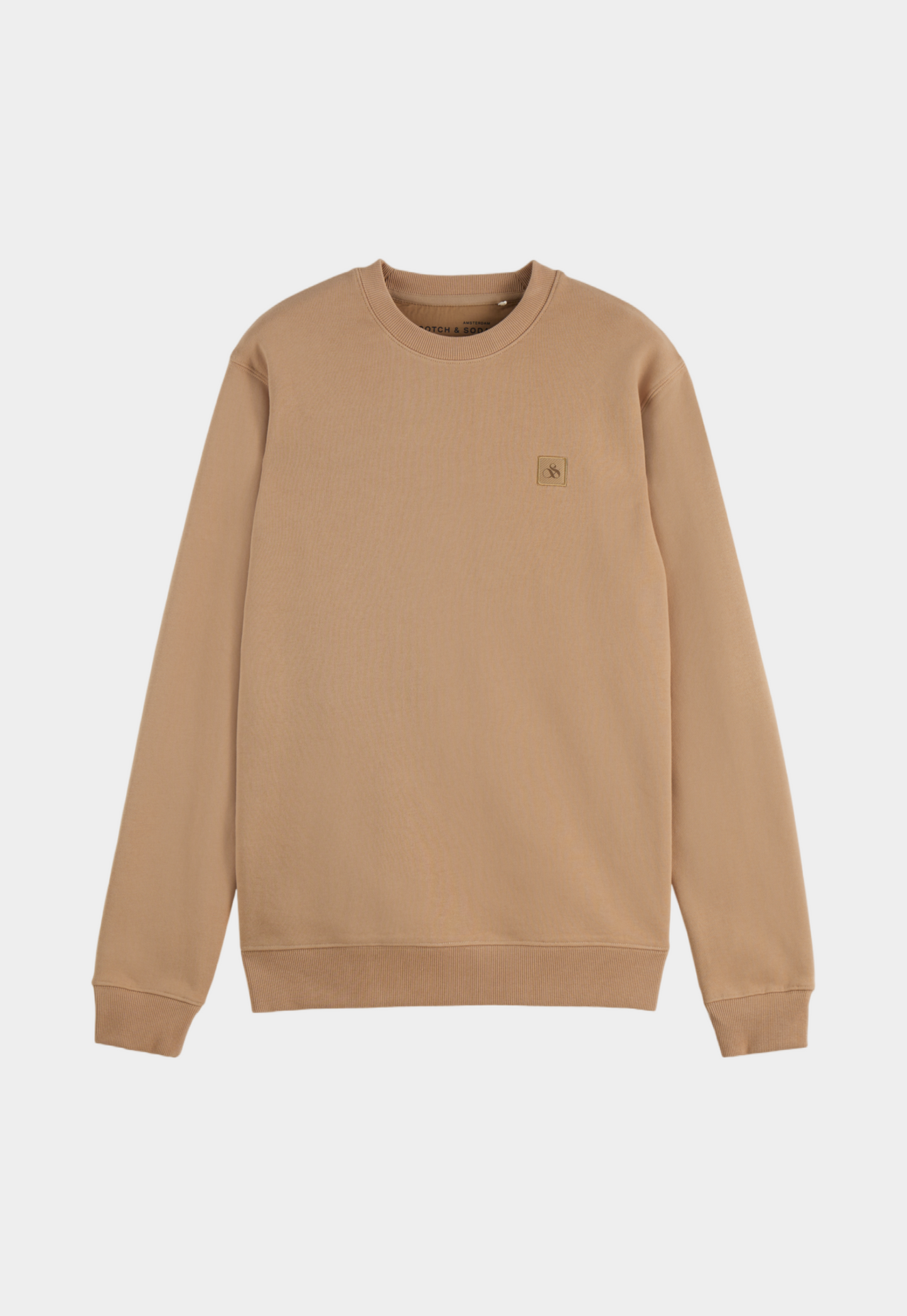 Rosy Brown סווטשירט לוגו לגברים SCOTCH & SODA