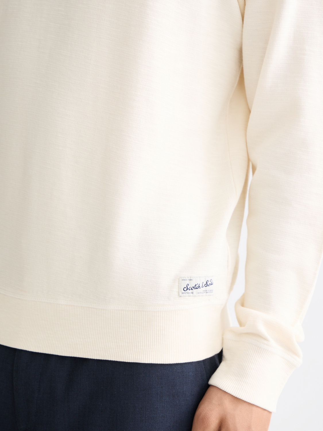 Antique White סווטשירט לגברים Strctured SCOTCH & SODA