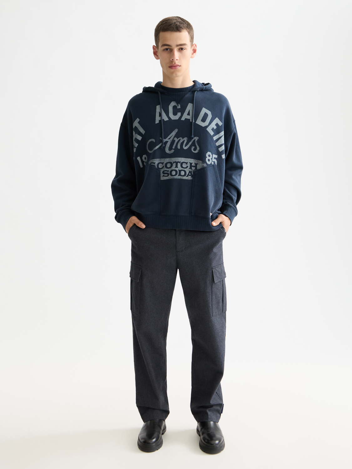 Dark Slate Gray קפוצ'ון לגברים SCOTCH & SODA