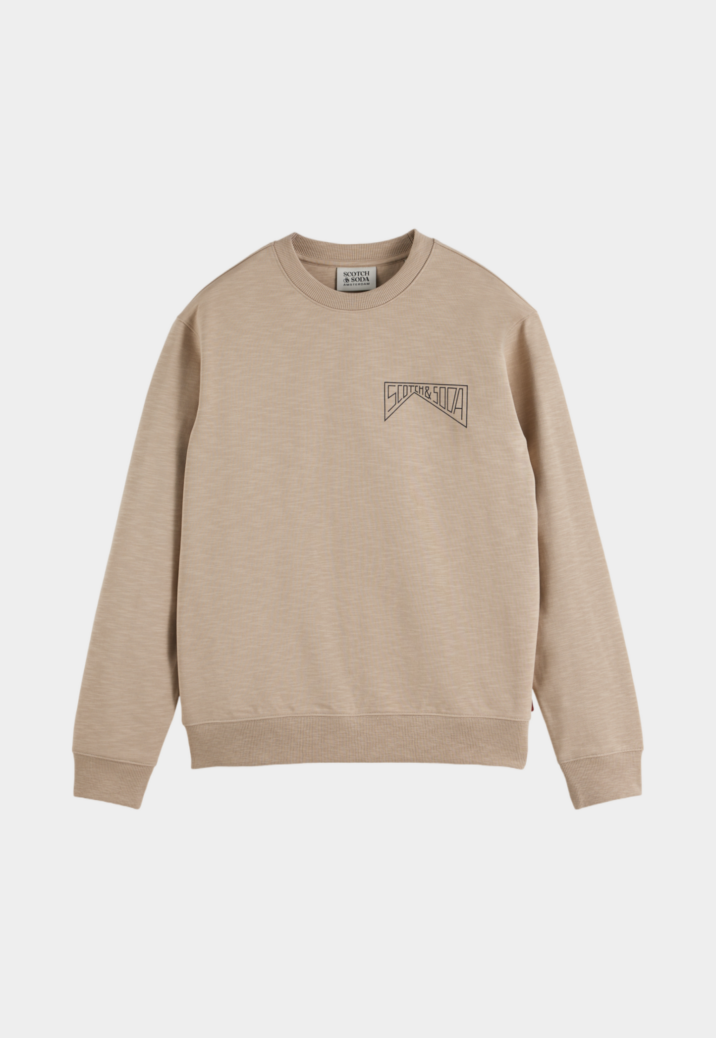 Lavender סווטשירט עם לוגו לגברים SCOTCH & SODA