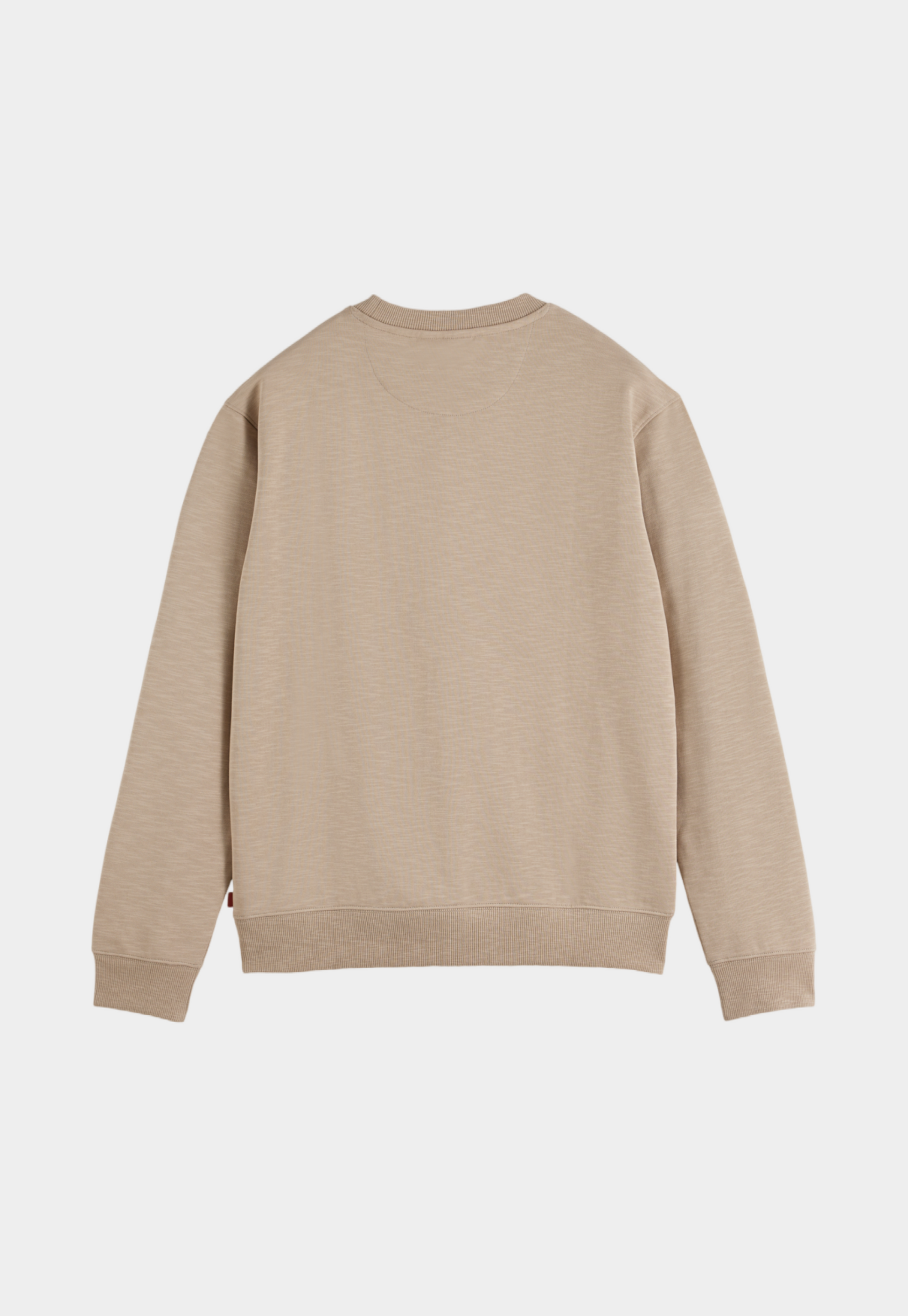 Beige סווטשירט עם לוגו לגברים SCOTCH & SODA