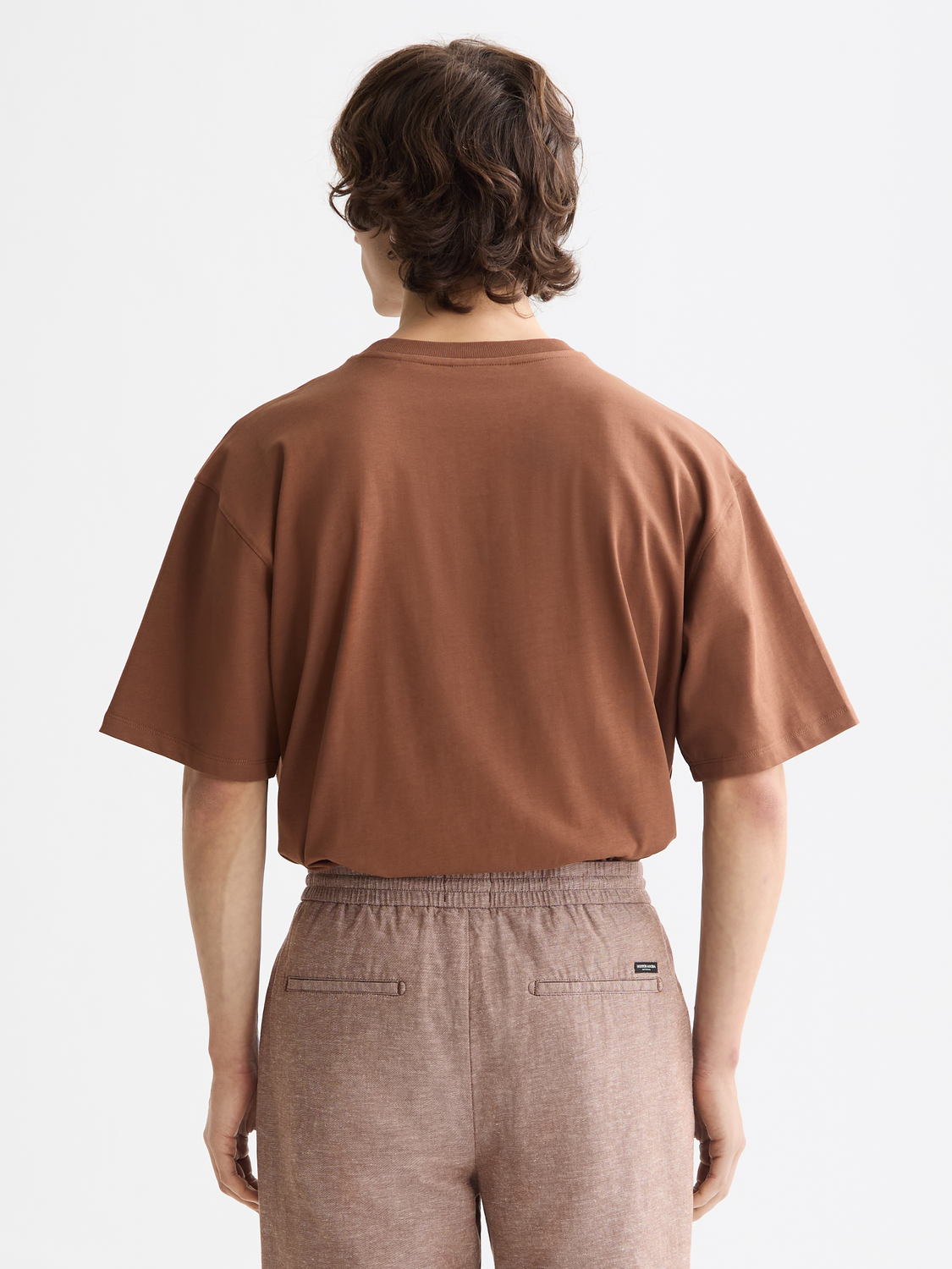 Sienna טי שירט קצרה עם כיס לגברים SCOTCH & SODA