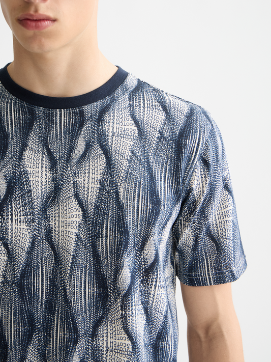 Dark Slate Gray טי שירט קצרה לגברים Micro SCOTCH & SODA