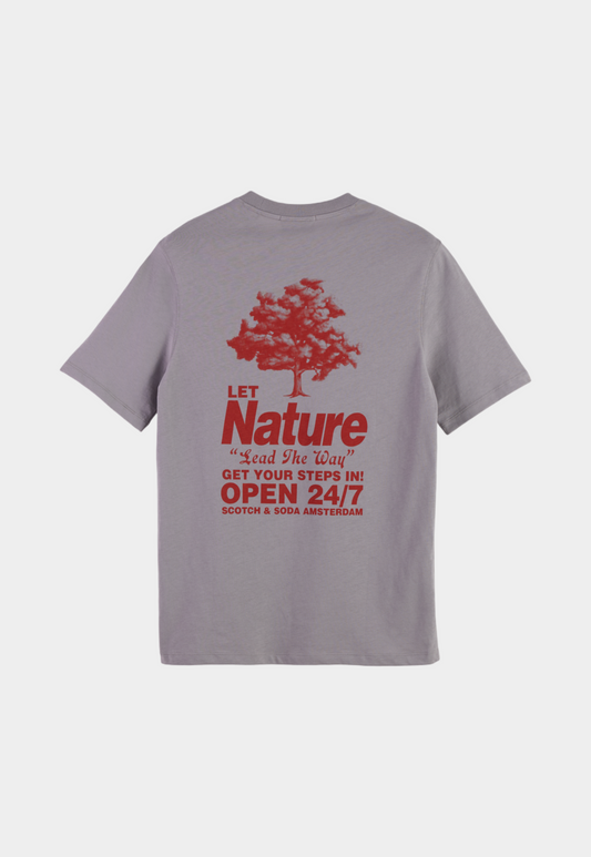 Lavender טי שירט קצרה לגברים SCOTCH & SODA