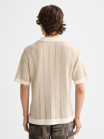 Antique White חולצת פולו קרושה לגברים SCOTCH & SODA