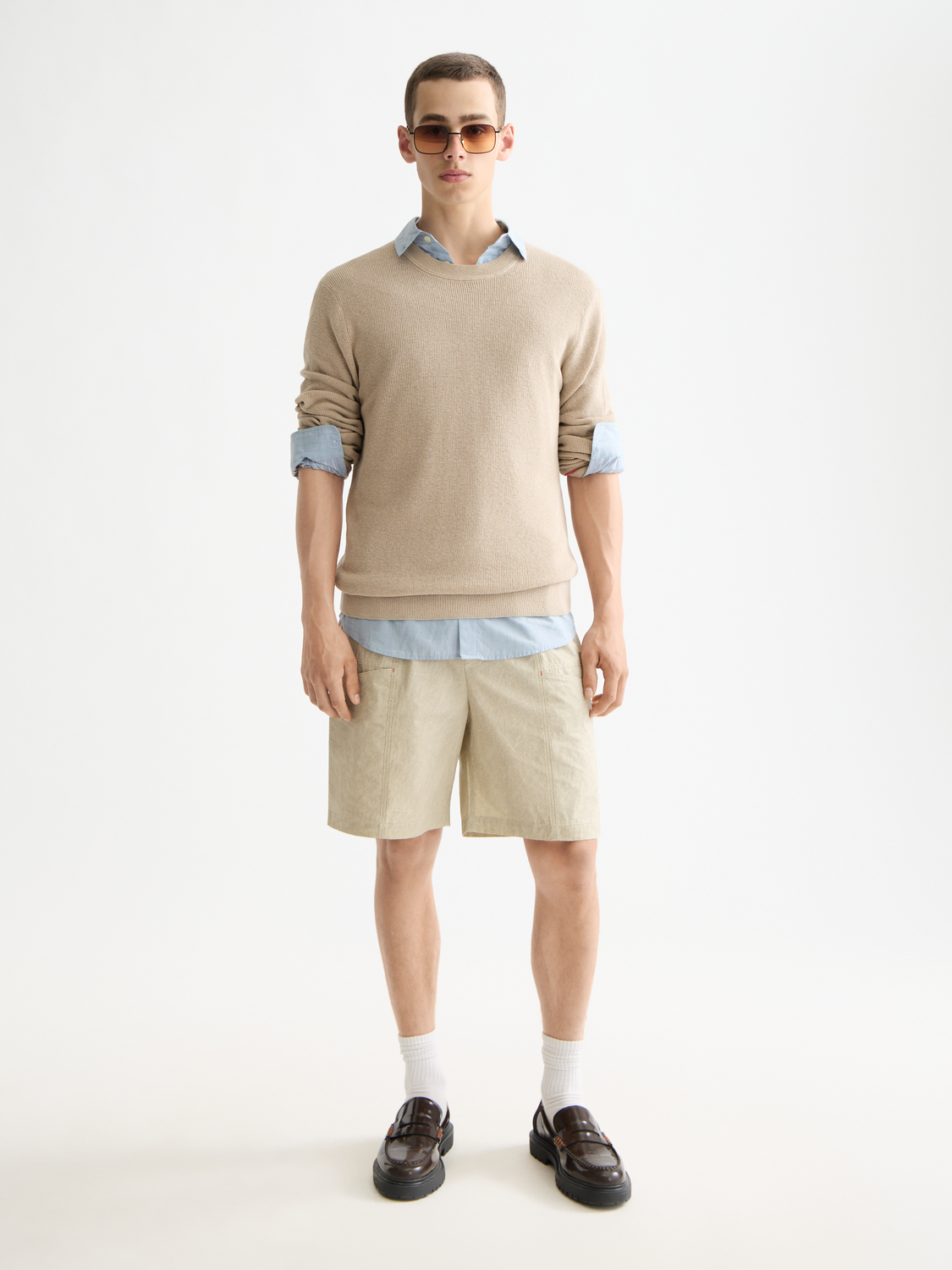 Beige סוודר לגברים SCOTCH & SODA