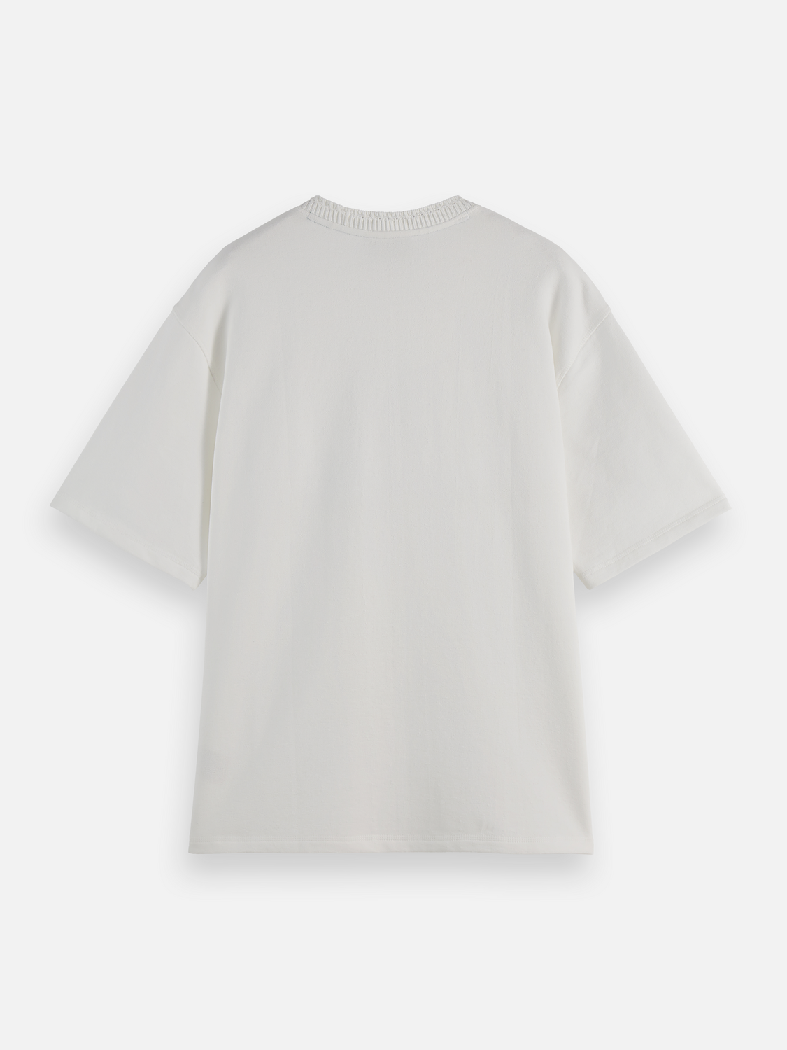 White Smoke טי שירט קצרה לגברים Label SCOTCH & SODA