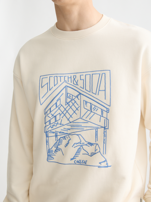 Light Gray סווטשירט לגברים SCOTCH & SODA