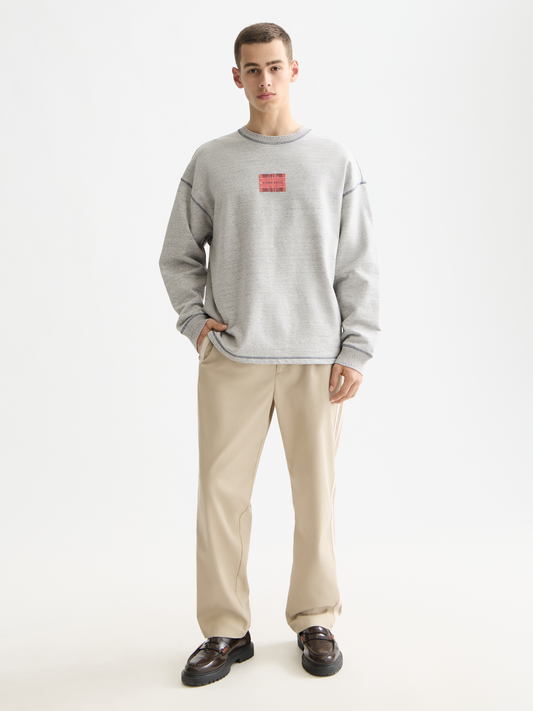 Beige סווטשירט לגברים Label SCOTCH & SODA