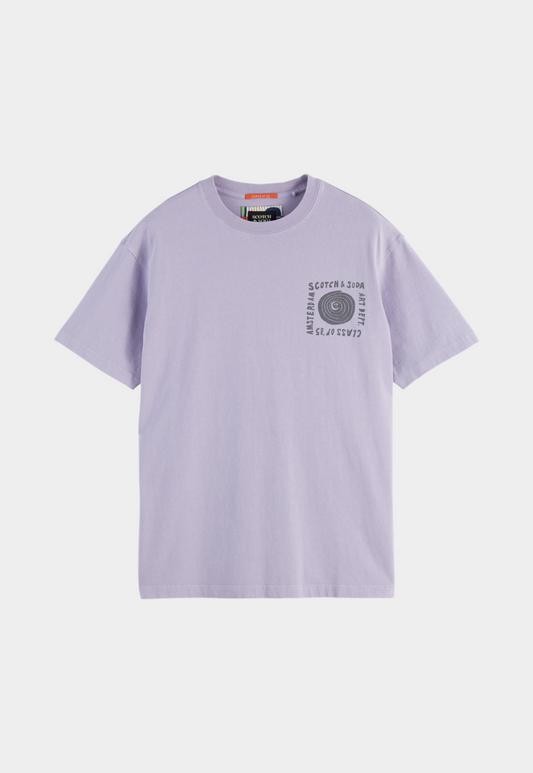 Light Gray טי שירט קצרה לגברים SCOTCH & SODA