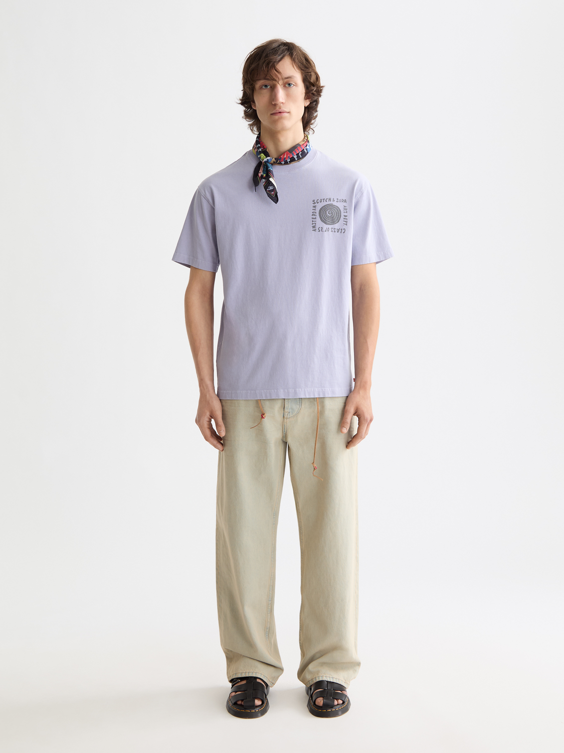 Lavender טי שירט קצרה לגברים SCOTCH & SODA