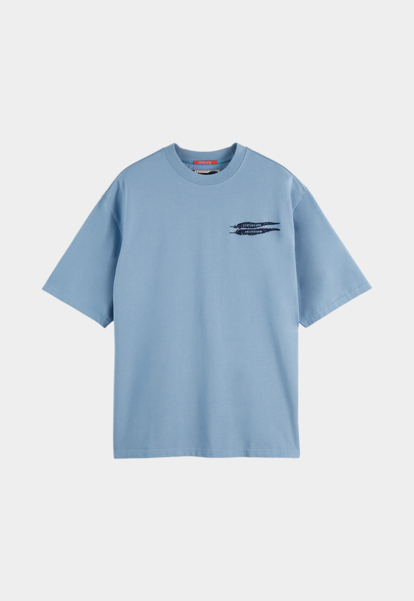 Lavender טי שירט קצרה משוחררת לגברים SCOTCH & SODA