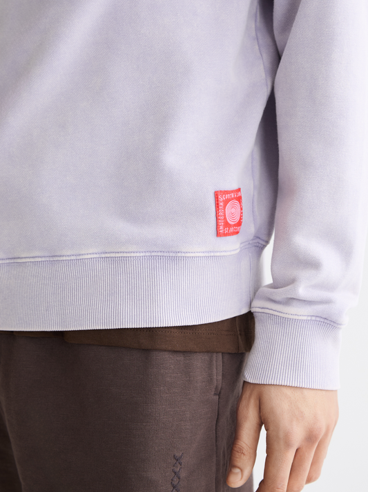 Light Gray קפוצ'ון עם הדפס בגב לגברים SCOTCH & SODA