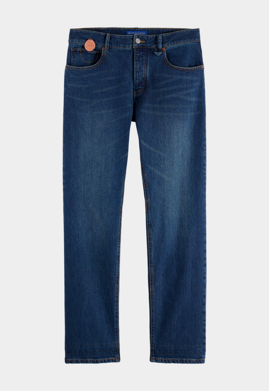 Dark Slate Gray ג׳ינס ארוך לגברים The Zee 750 – Straight Leg SCOTCH & SODA