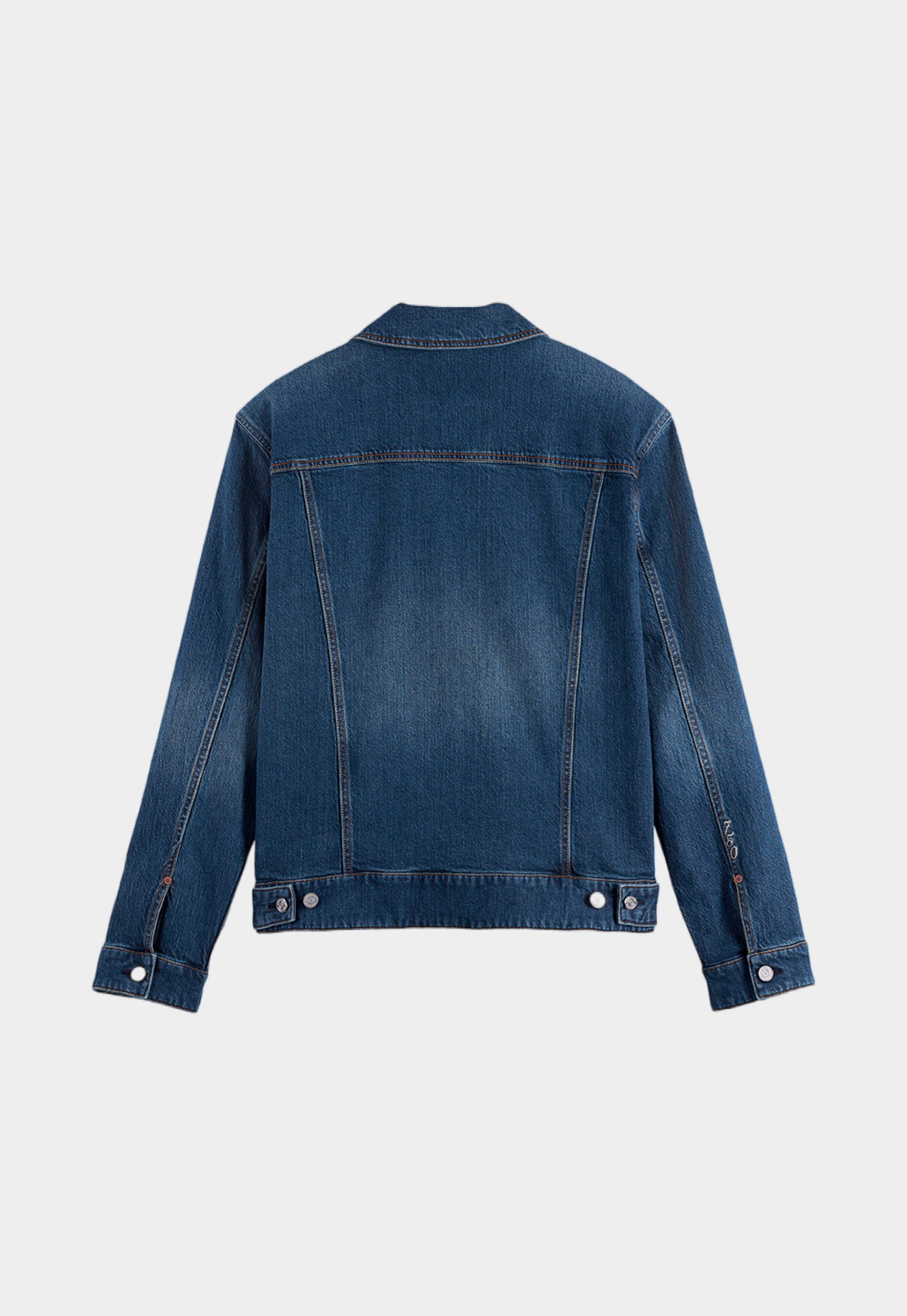 Dark Slate Gray ג'קט ג'ינס לגברים Trucker 750 SCOTCH & SODA